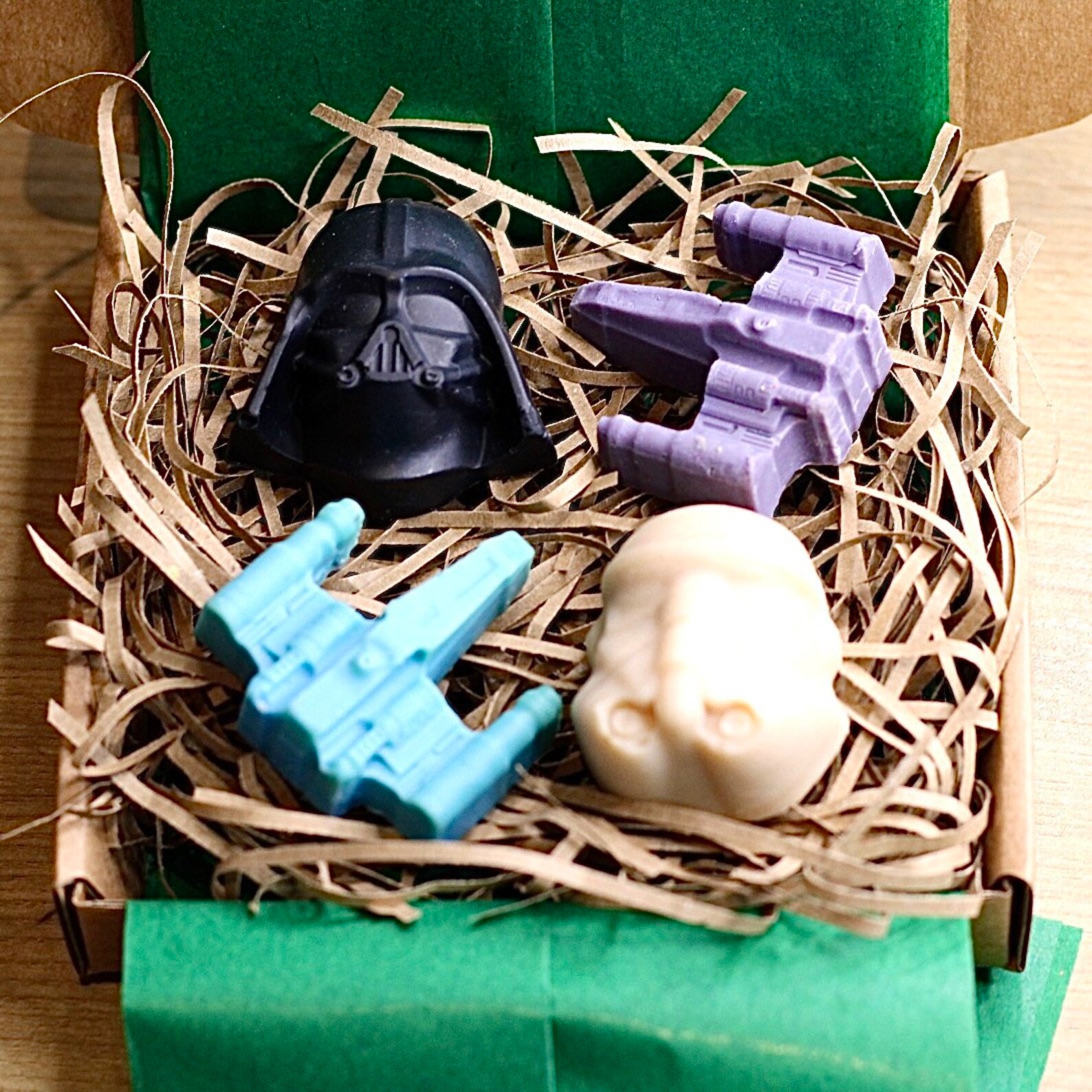 SW Inspired 4 Mini Handmade Soaps Pack Gift Set 3