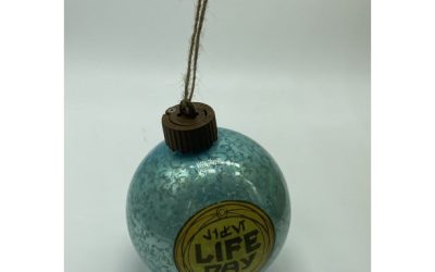 New Star Wars Galaxy's Edge Life Day Blue Orb Christmas Ornament available now!