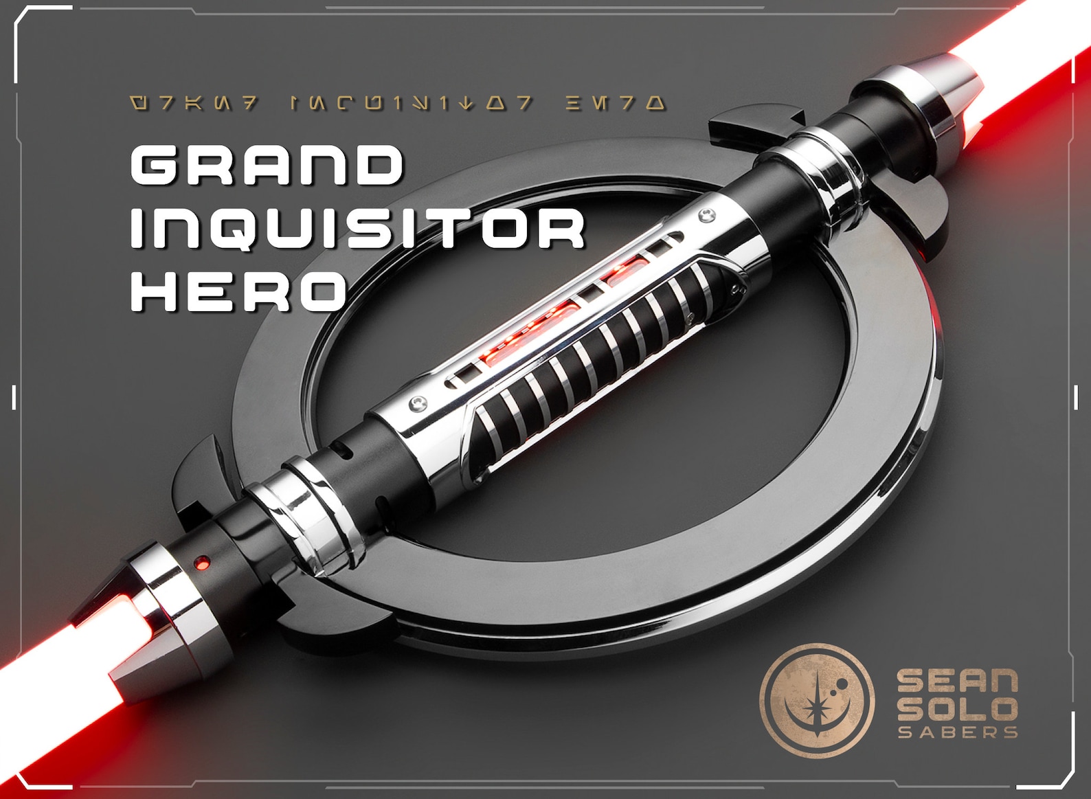 SW Grand Inquisitor Hero Neopixel Lightsaber 1