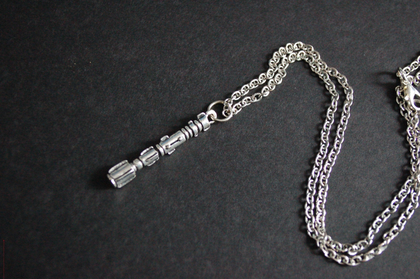 SW Jedi Lightsaber Handle Necklace