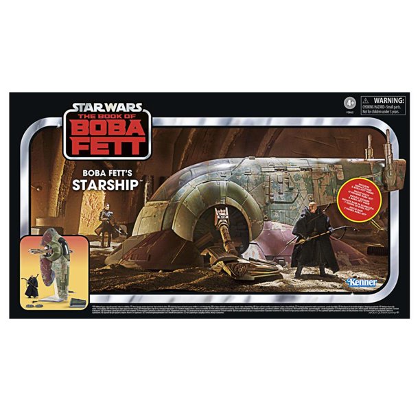 New The Book of Boba Fett Themed Boba Fett's Starship Vintage Play Set available now!