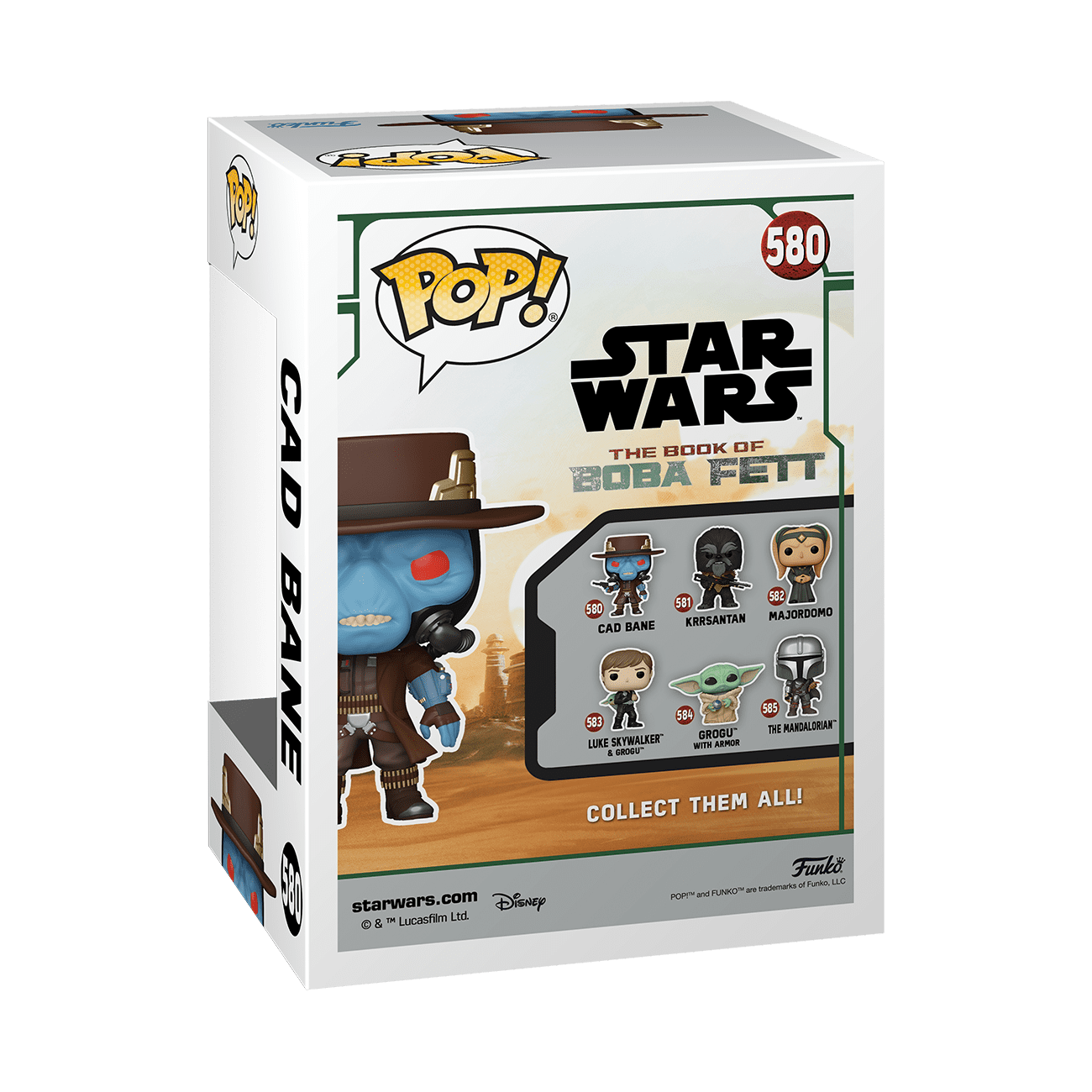 TBOBF Cad Bane Funko Pop! Bobble Head Toy 2