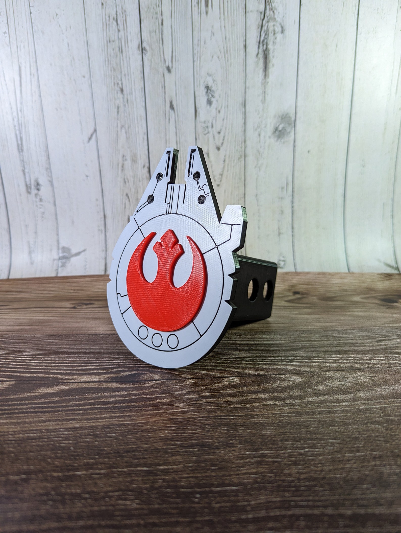 SW Millennium Falcon Trailer Hitch Cover 1