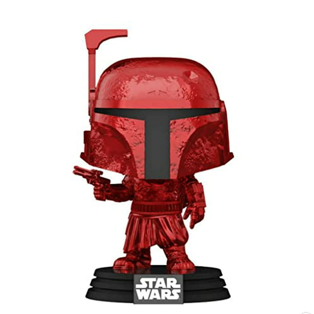 TBOBF Boba Fett Red Chrome Funko Pop! Bobble Head Toy 2