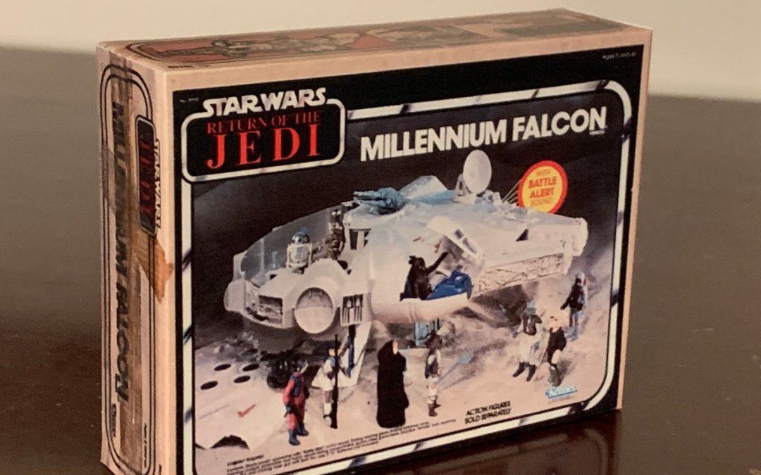 New Return of the Jedi Millennium Falcon Vintage Starship Ornament available now!