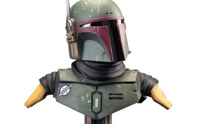 New The Book of Boba Fett Themed 3D Boba Fett Half-Scale Bust available now!