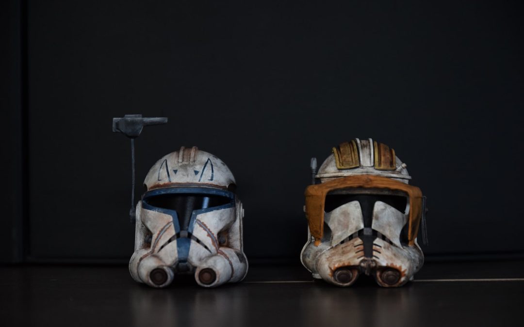 New Star Wars Commander Cody and Captain Rex Display Helmet Bundle ...