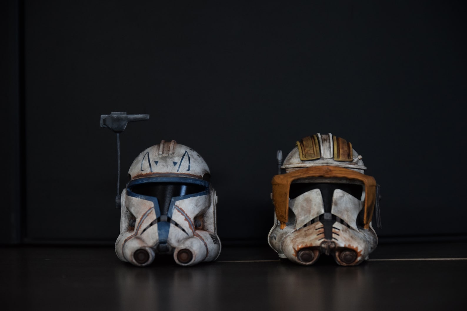 SW Commander Cody and Captain Rex Display Helmet Bundle 1