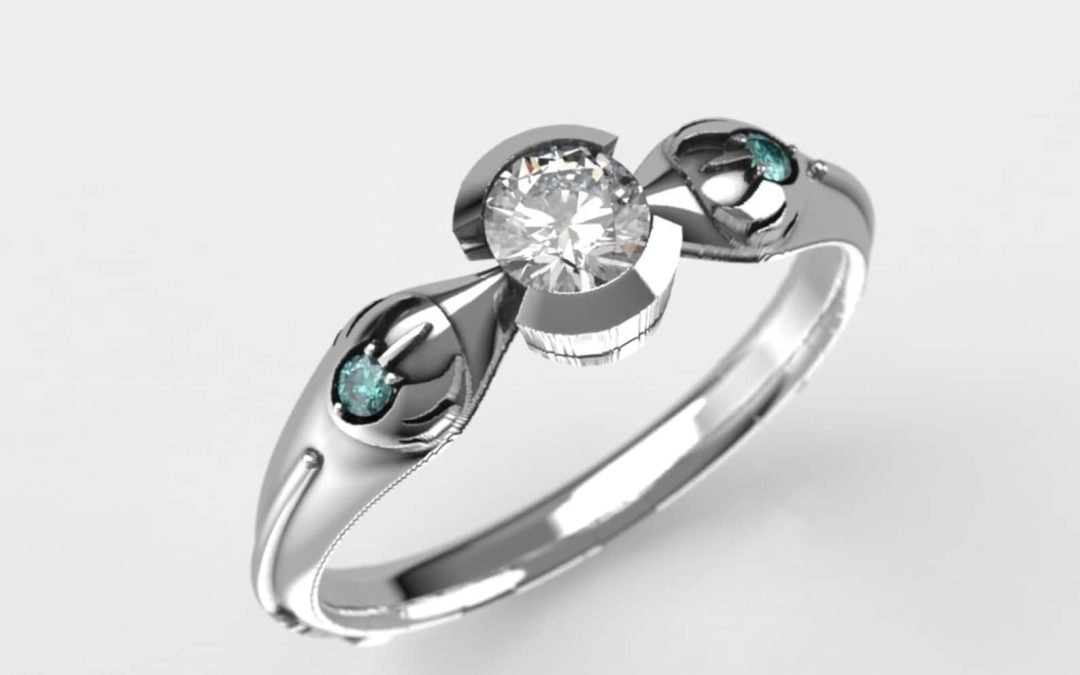 New Star Wars Inspired Promise Engagement Ring available now!