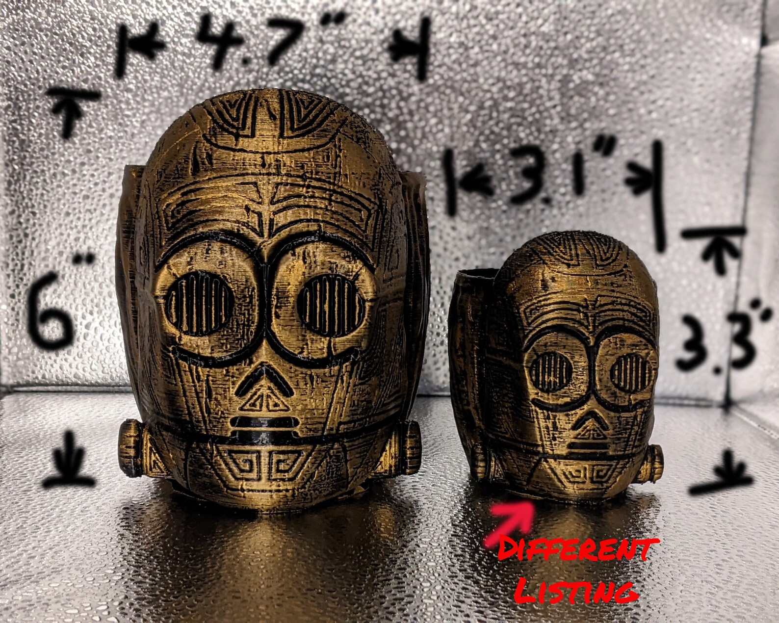 SW C-3PO Inspired Large Planter 3