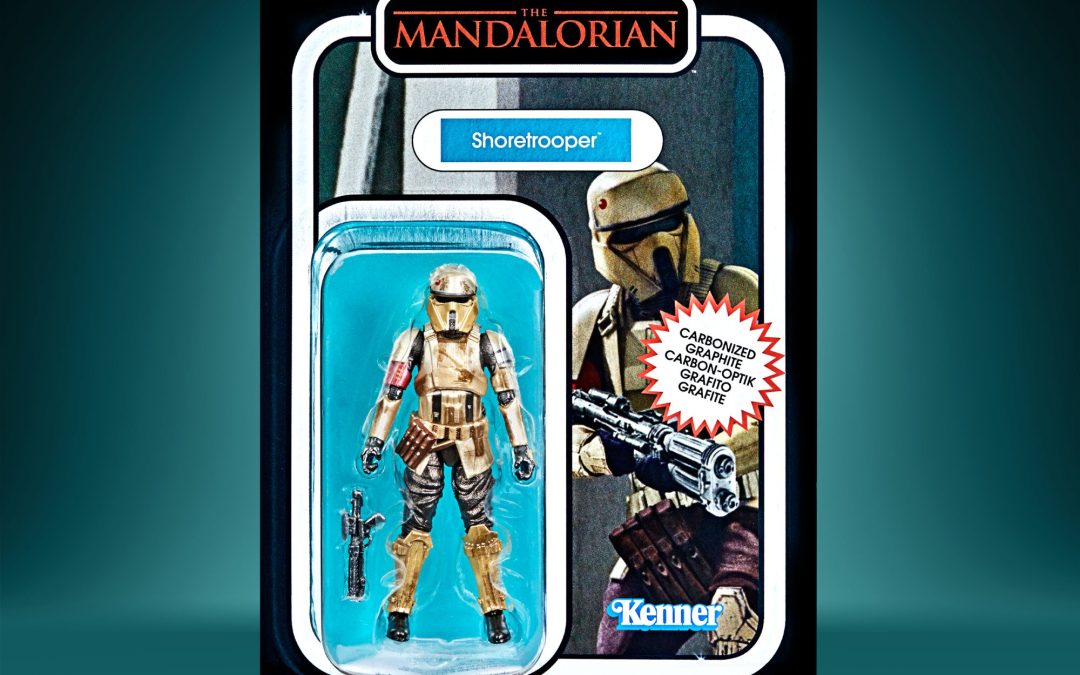 New The Mandalorian Imperial Shoretrooper Carbonized Collection Vintage Figure available now!