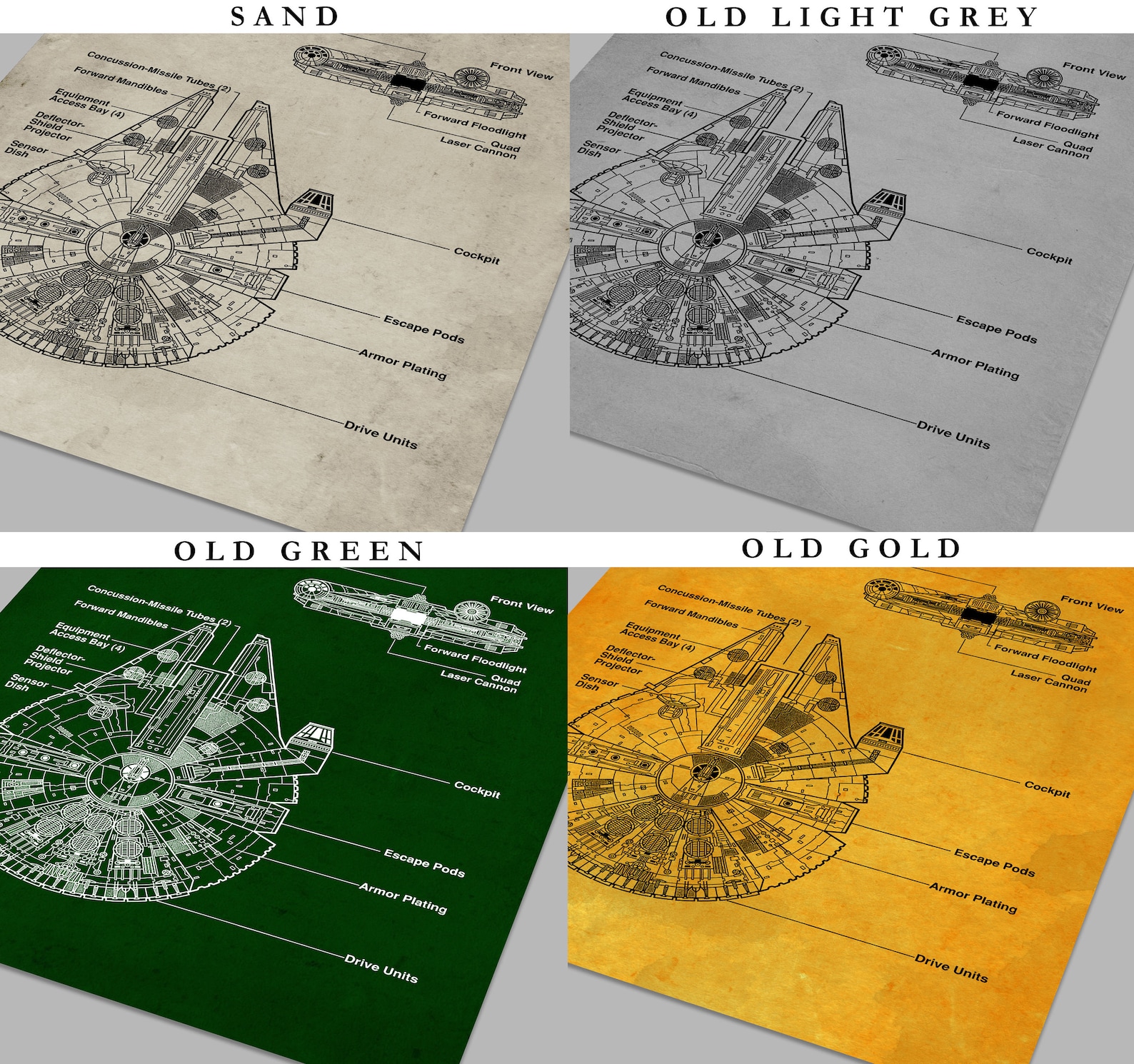 SW Art Blueprint Patents 6-Pack Bundle 4