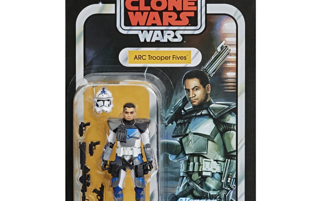 New Star Wars The Clone Wars ARC Trooper Fives Vintage Figure available now!