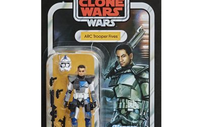 New Star Wars The Clone Wars ARC Trooper Fives Vintage Figure available now!