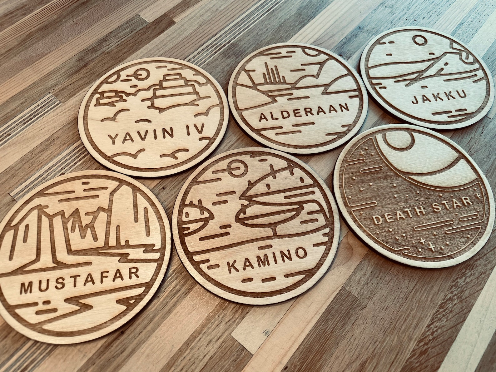 SW Inspired Planet Coasters Bundle 2