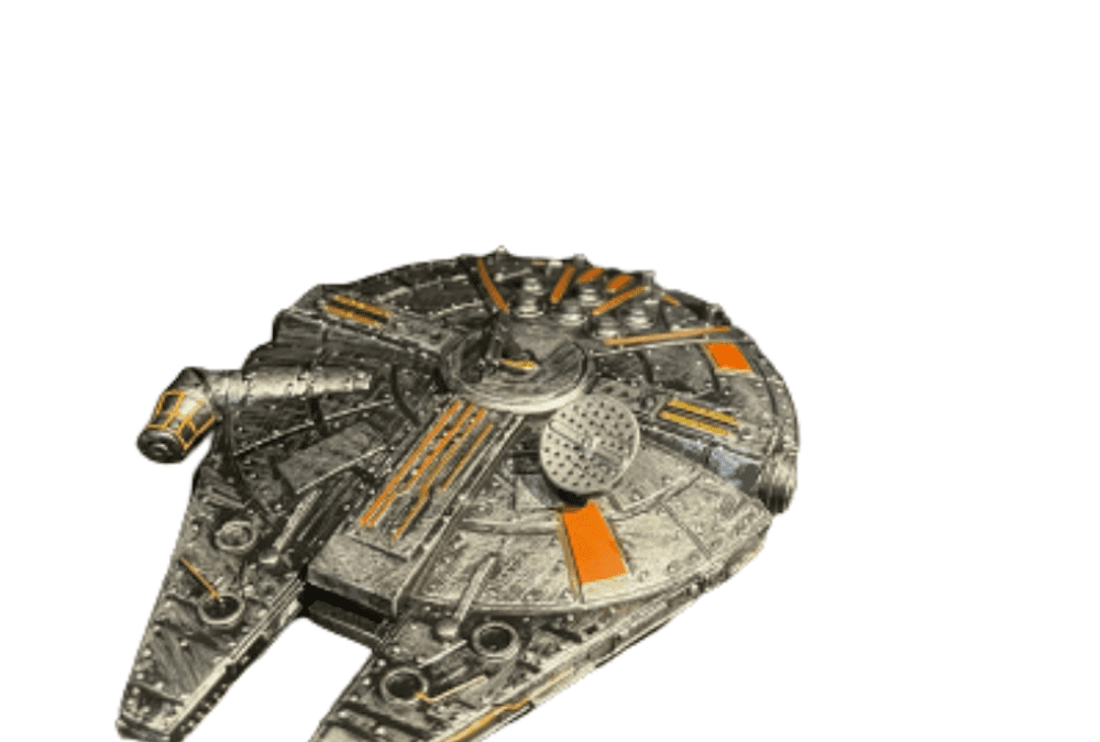 New Star Wars Galaxy's Edge Toydarian Millennium Falcon Metal Toy available now!