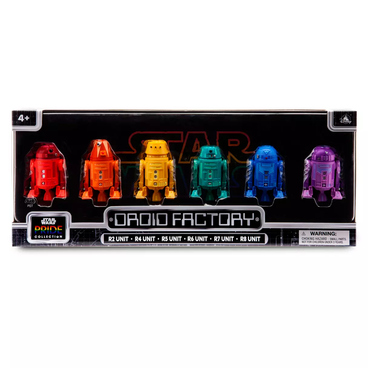 SWGE Droid Factory Rainbow Pride Collection Figure Set 1