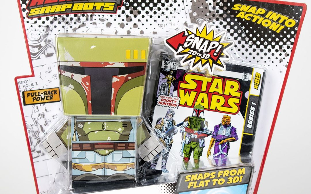 New Star Wars Boba Fett SnapBot Pulp Heroes Pull Back Pack available now!