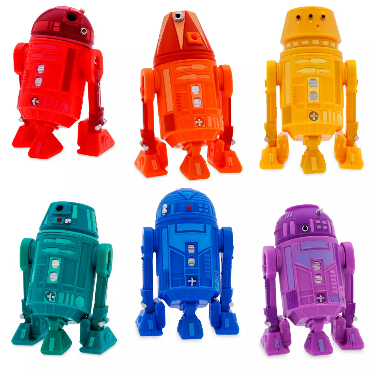 SWGE Droid Factory Rainbow Pride Collection Figure Set 2