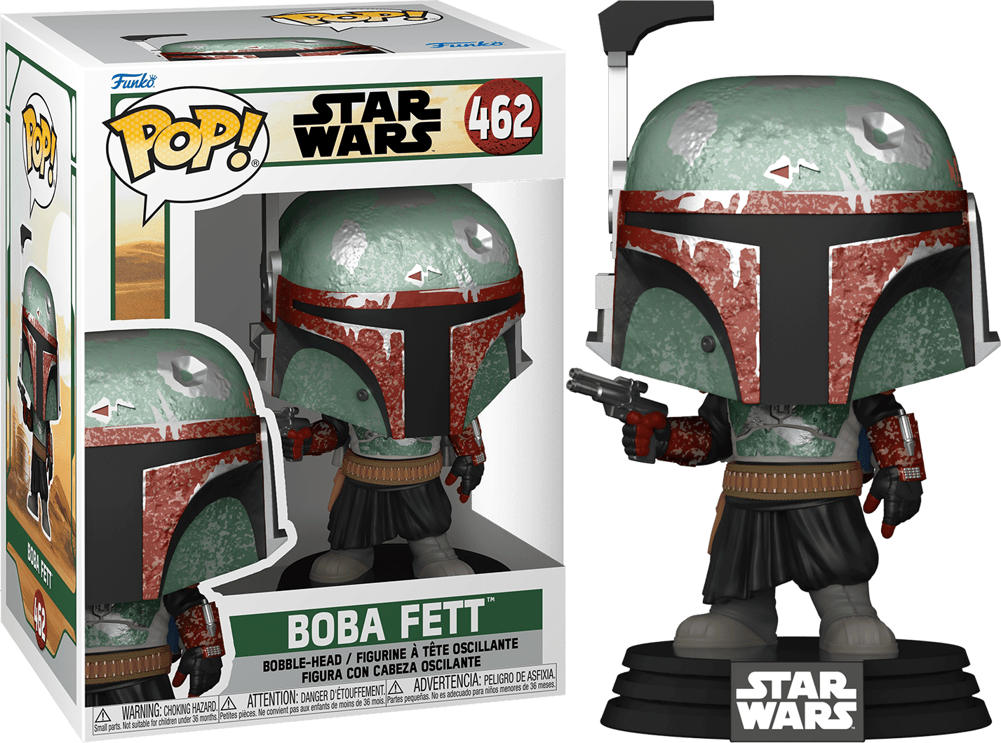 TBOBF Boba Fett Metallic Funko POP! Bobble Head Toy