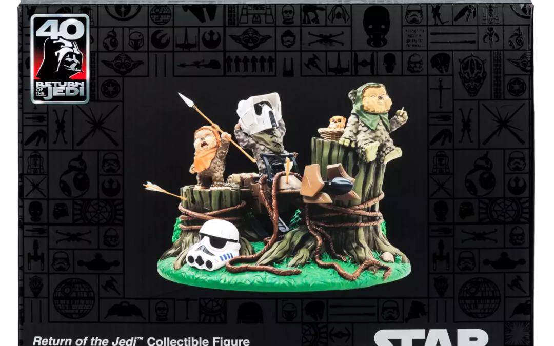 New Return of the Jedi 40th Anniversary Ewoks Sculpted Collectible Figure available now!