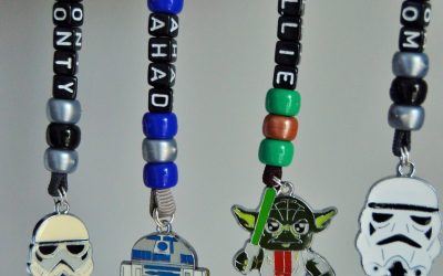 New Star Wars Personalized Name Keyring Character Charm Keychain available now!