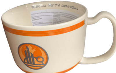 New Star Wars Galaxy's Edge Orange Logo Mug available now!