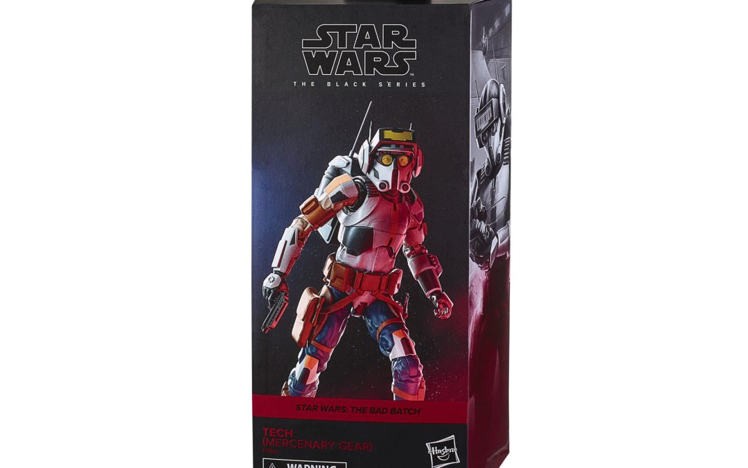 New The Bad Batch Tech (Mercenary Gear) Black Series Figure available for pre-order!