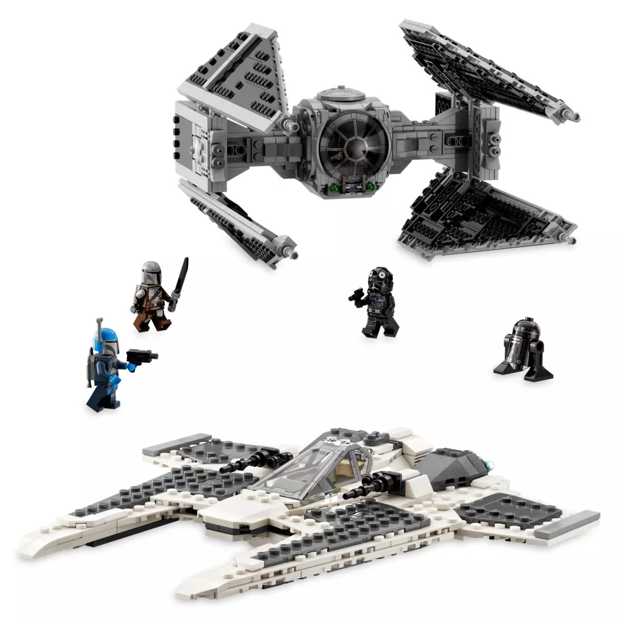 TM Mandalorian Fang Fighter vs. TIE Interceptor Lego Set 3