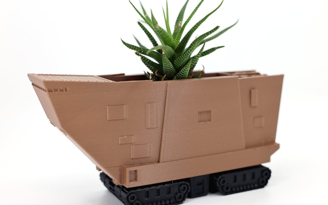 New Star Wars Sandcrawler Succulent Pot Planter available now!