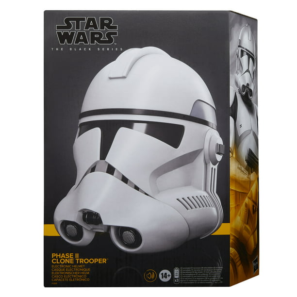 New Star Wars Black Series Phase II Clone Trooper Premium Electronic Helmet available now!