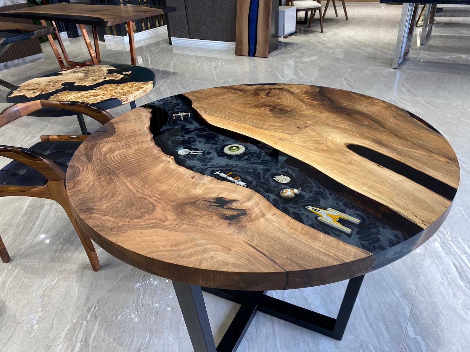 SW Figure Resin Table Top Epoxy Coffee Table 2