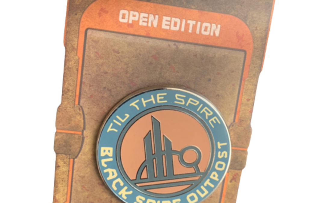 New Star Wars Galaxy's Edge Black Spire Outpost Til the Spire Pin available now!