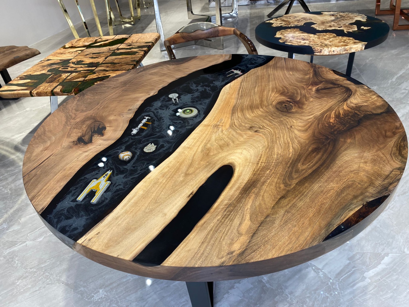 SW Figure Resin Table Top Epoxy Coffee Table 3