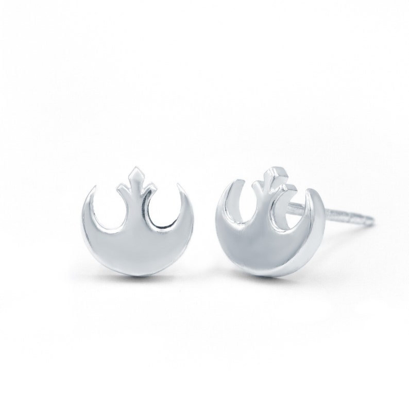 SW Rebel Alliance Silver Stud Earrings 3