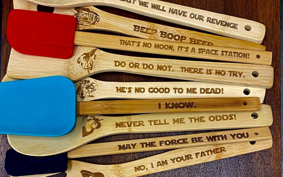 New Star Wars OG Bamboo Cooking Spoons Set available now!