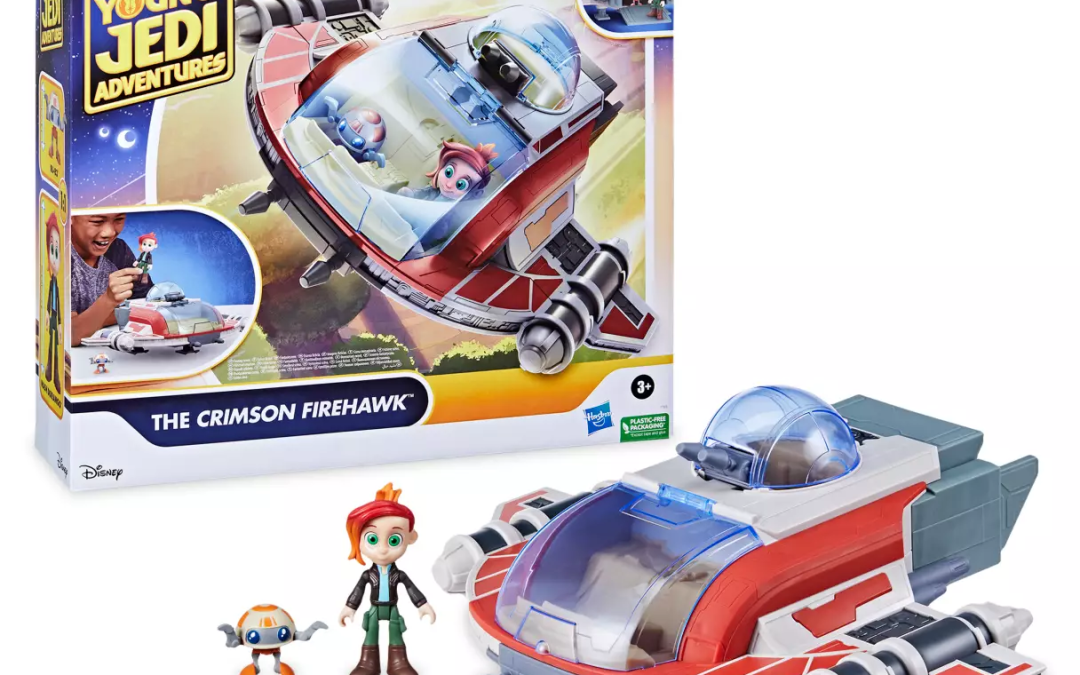 New Star Wars: Young Jedi Adventures The Crimson Firehawk Vehicle Set available now!