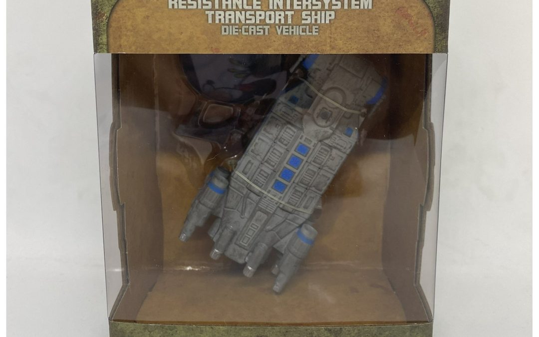 New Star Wars Galaxy's Edge Resistance Intersystem Transport Ship Die Cast Vehicle Toy available!