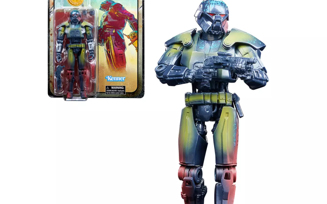 New The Mandalorian Imperial Dark Trooper (Rainbow Colored) Retro Figure available now!