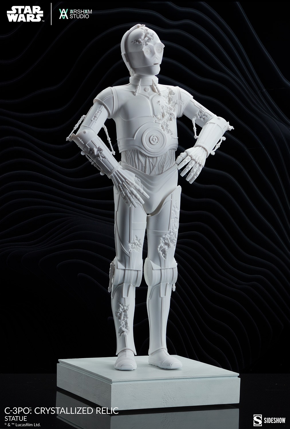 SW C-3PO Crystallized Relic Statue 6