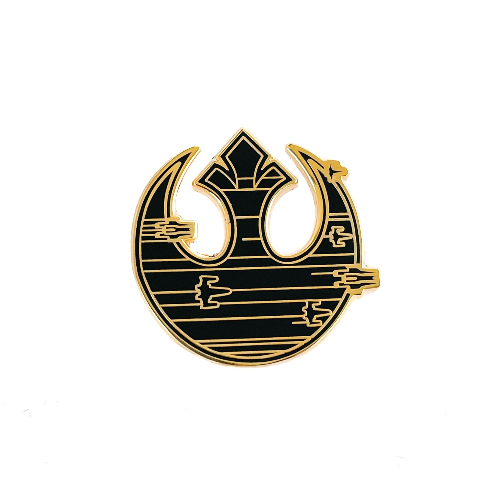 SW Rebel Symbol Rebel X-Wings Inspired Pin Badge 2