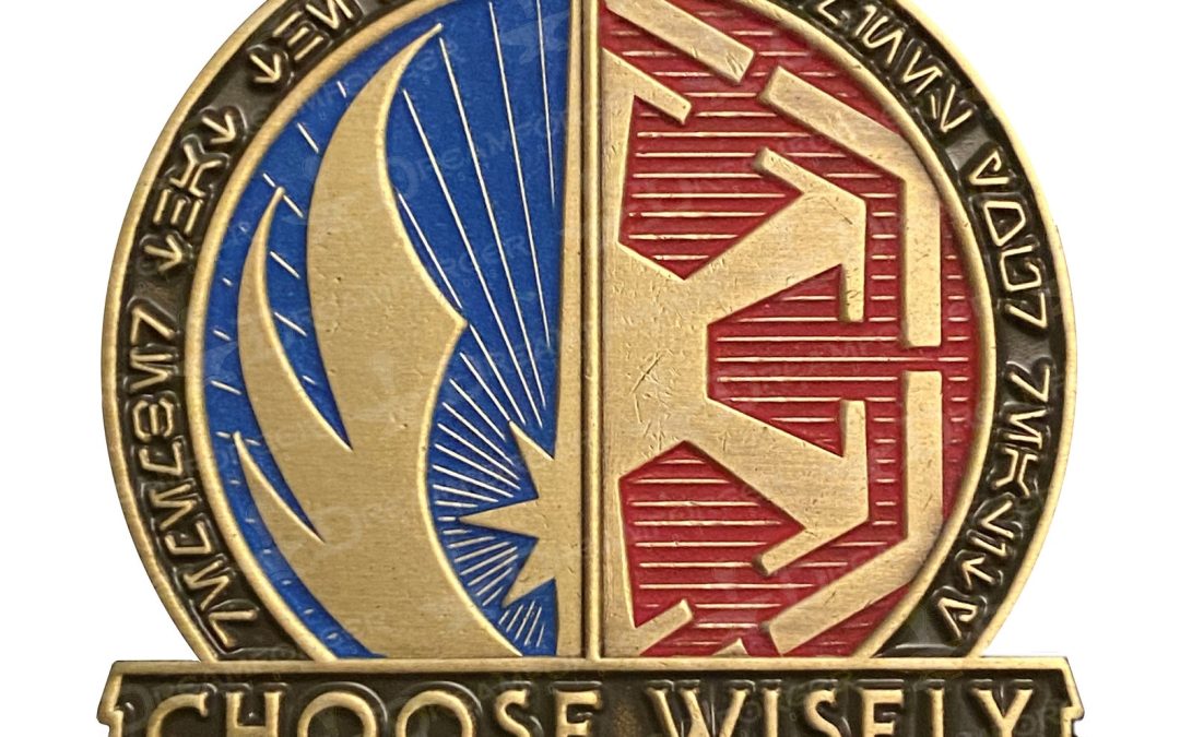 New Star Wars "Choose Wisely" Metal Lapel Pin available now!