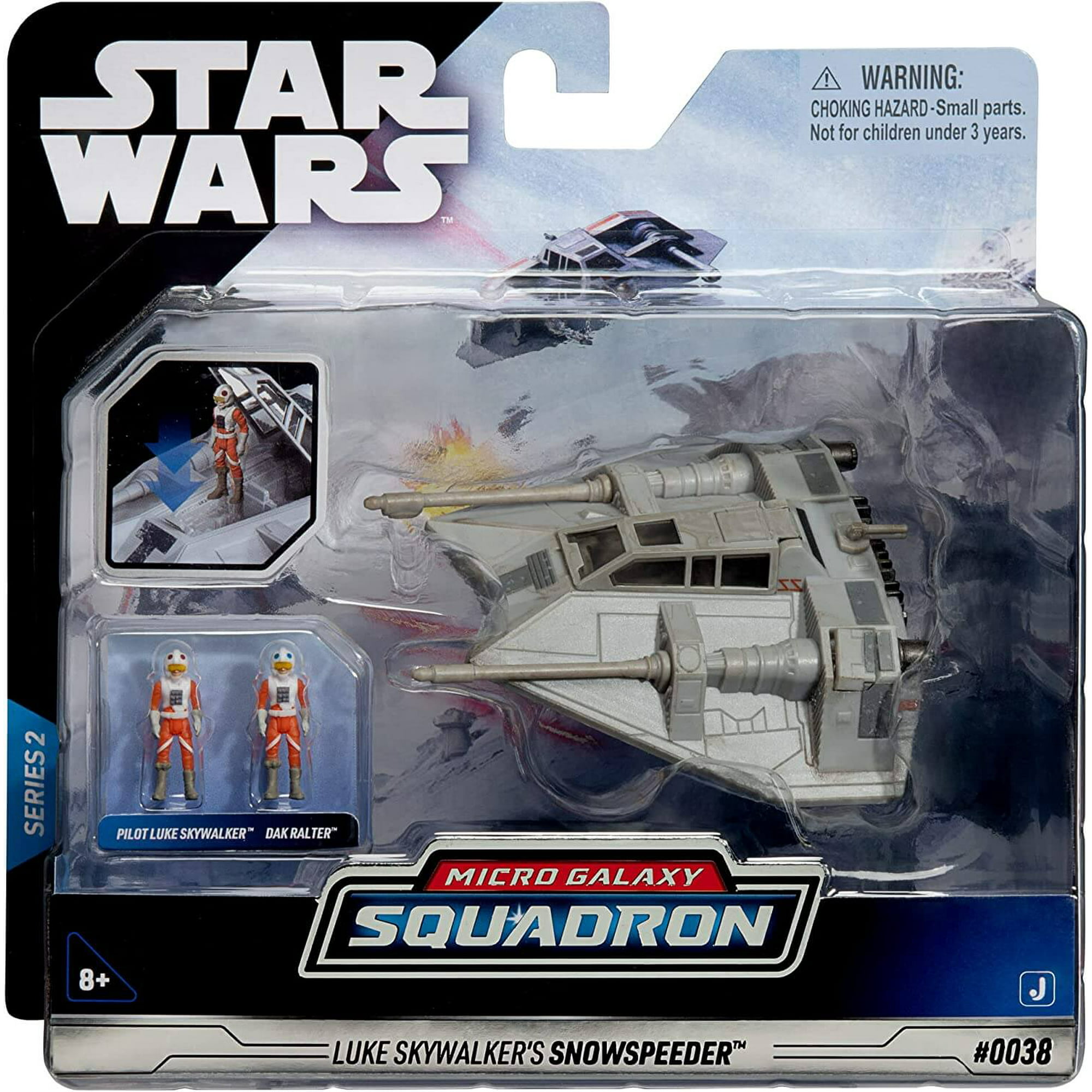 TESB Micro Galaxy Squadron Luke Skywalker’s Snowspeeder Vehicle Set 1