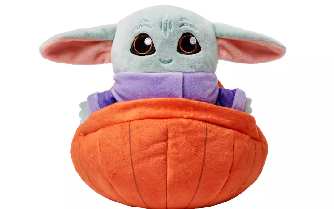 New The Mandalorian Grogu (in Pumpkin Shell) Plush Toy available now!