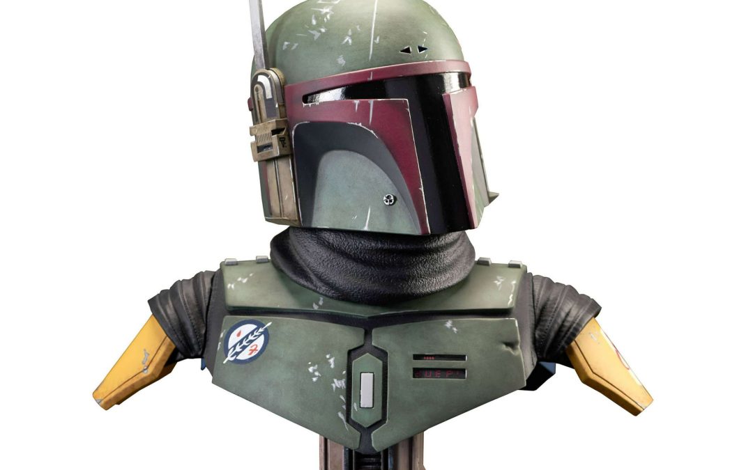 New The Book of Boba Fett themed Boba Fett Half-Scale Legends 3D Bust available now!