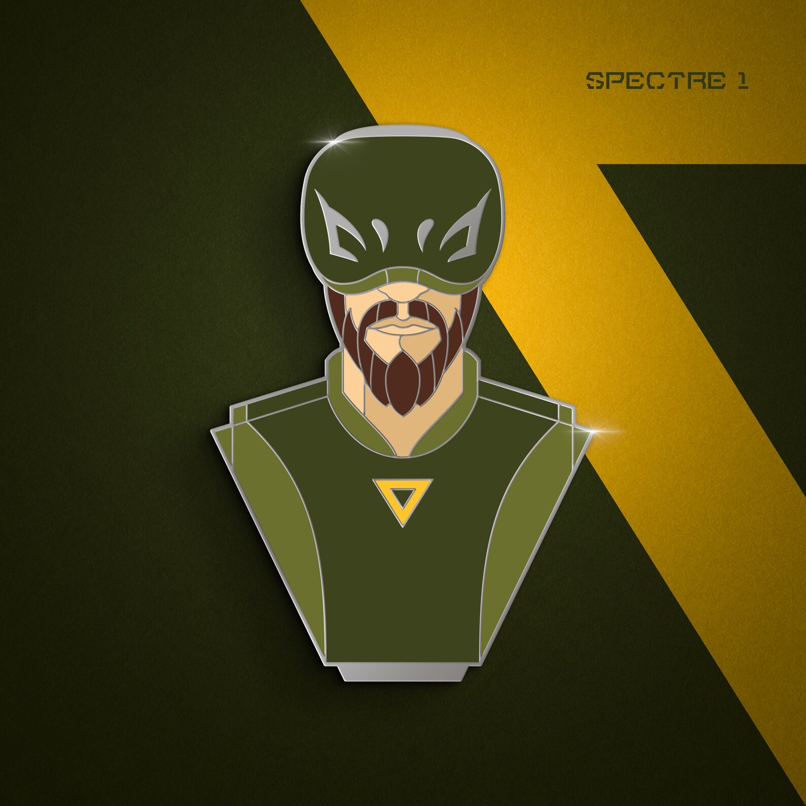 SWR Kanan Jarrus (Caleb Dume) Specter One Bust Enamel Pin 1