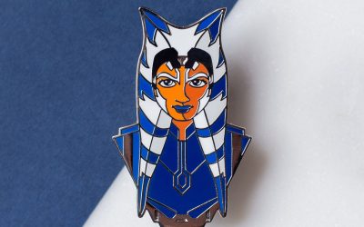 New Star Wars The Clone Wars Ahsoka Tano Season 7 Bust Enamel Pin available now!