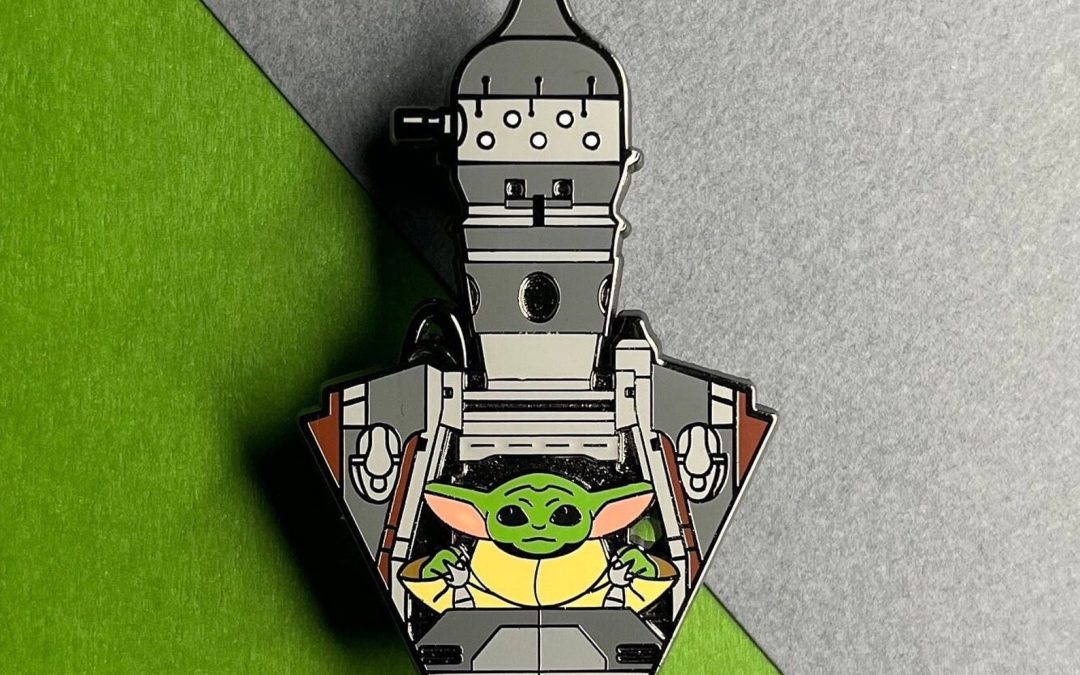 New The Mandalorian IG-12 (with Grogu) Bust Enamel Pin available now!