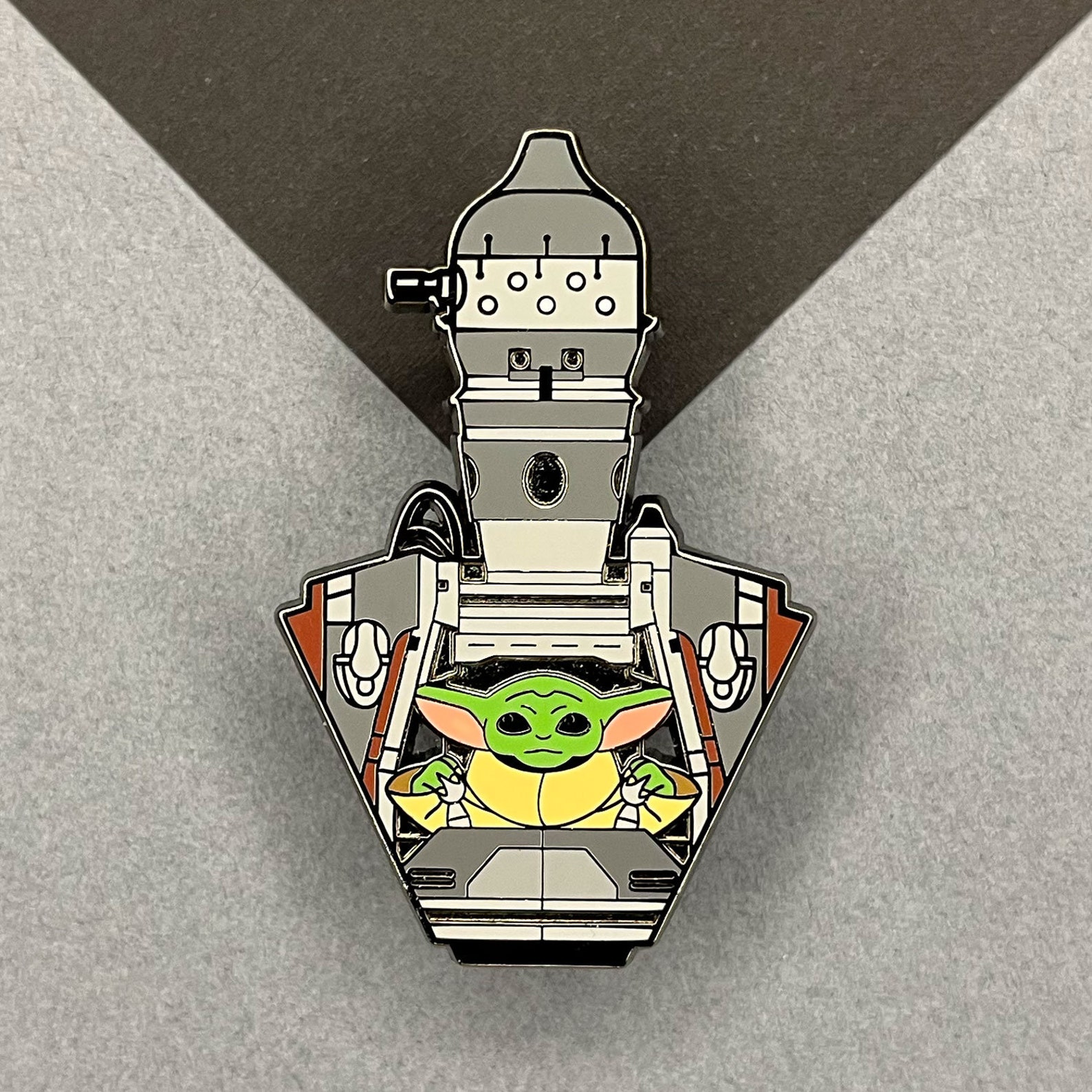 TM IG-12 (with Grogu) Bust Enamel Pin 3