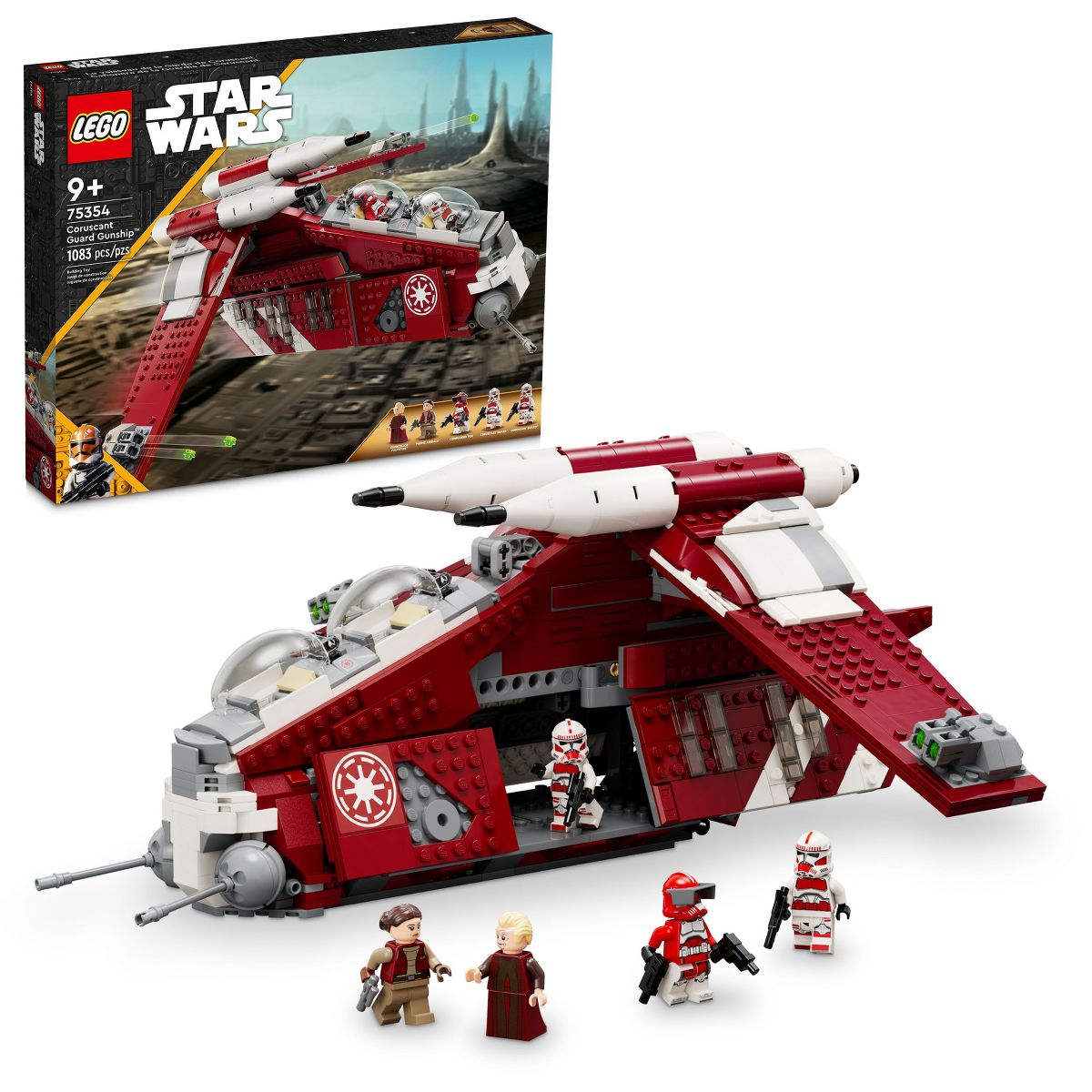 SW: TCW Coruscant Guard Gunship Lego Set 1